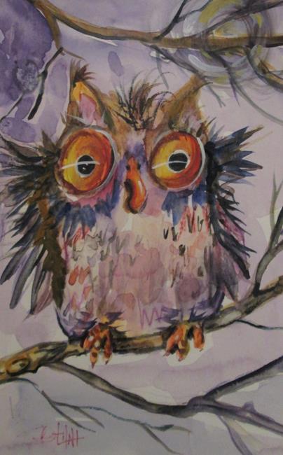 Art: Winter Owl by Artist Delilah Smith