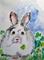 Art: Irish Rabbit by Artist Delilah Smith