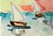 Art: Sailboats No.8 by Artist Delilah Smith