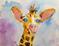 Art: Baby Giraffe by Artist Delilah Smith