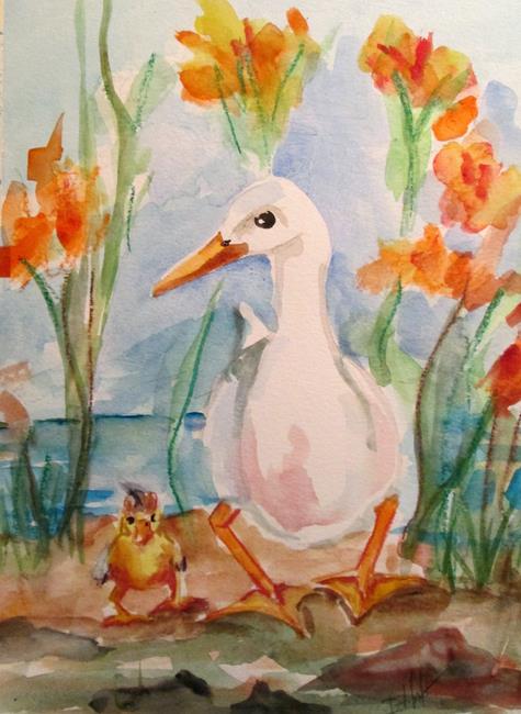 Art: Ducks by Artist Delilah Smith