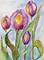 Art: Purple Tulips by Artist Delilah Smith