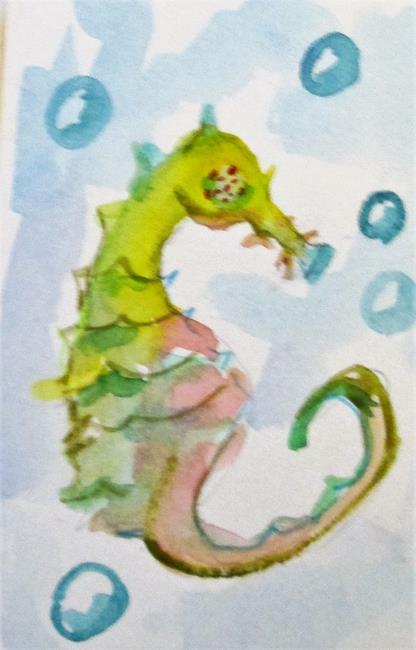 Art: Seahorse No. 3 by Artist Delilah Smith