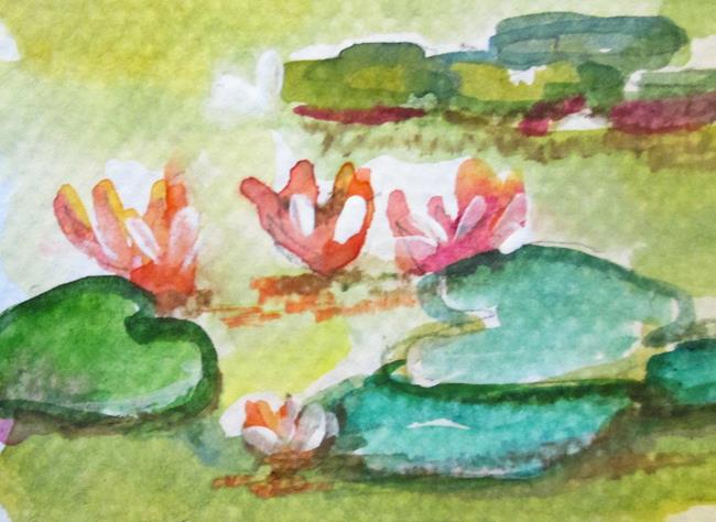 Art: Water Lilies by Artist Delilah Smith