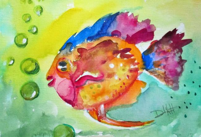 Art: Colorful Fish by Artist Delilah Smith