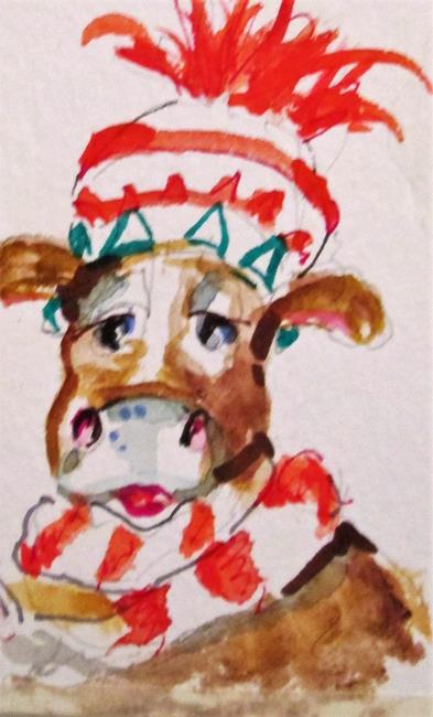 Art: Eight Maids Milking, 12 Days of Christmas by Artist Delilah Smith