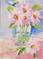Art: Pink Daisy-sold by Artist Delilah Smith