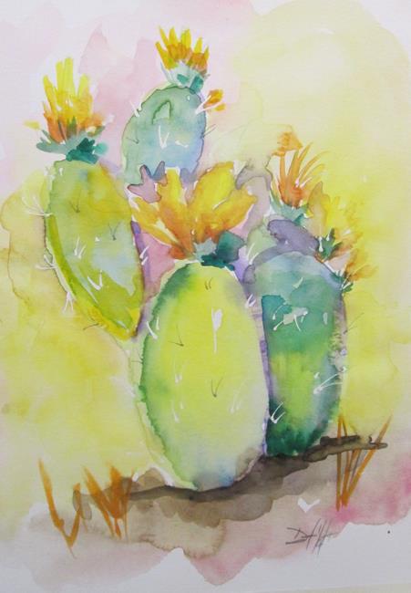 Art: Cactus No. 8 by Artist Delilah Smith