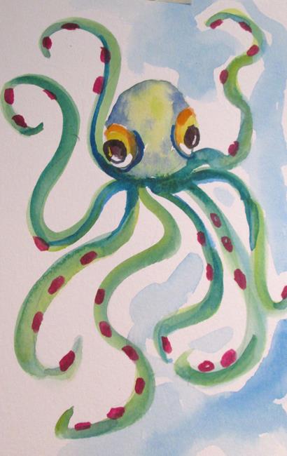 Art: Octopus No. 4 by Artist Delilah Smith