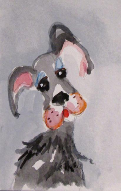 Art: Dog No. 3 by Artist Delilah Smith