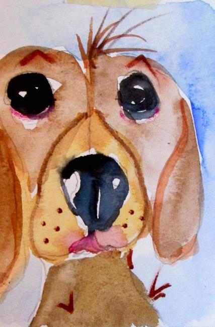 Art: Brown Dog No. 2 by Artist Delilah Smith