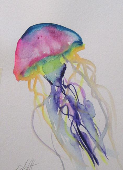 Art: Jelly Fish No.7 by Artist Delilah Smith