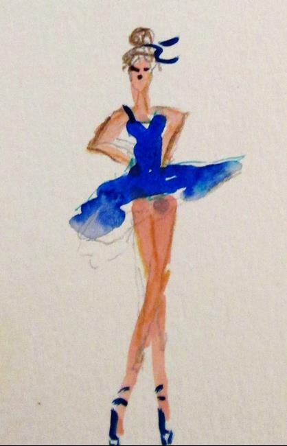 Art: Long Legged Dancer by Artist Delilah Smith
