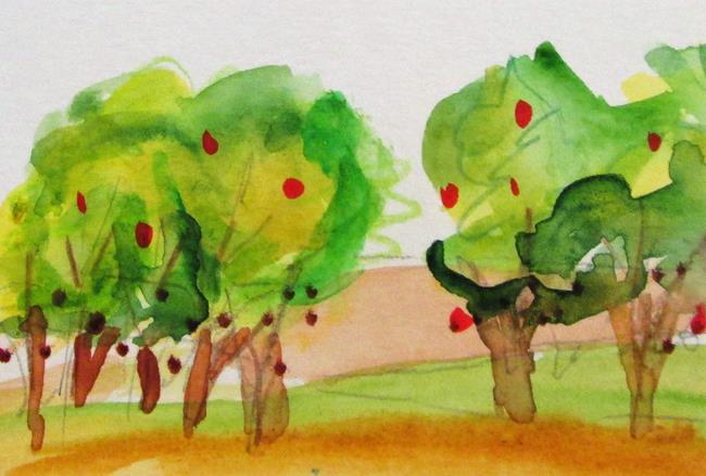 Art: Apple Orchard by Artist Delilah Smith