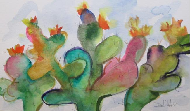 Art: Cactus No. 12 by Artist Delilah Smith