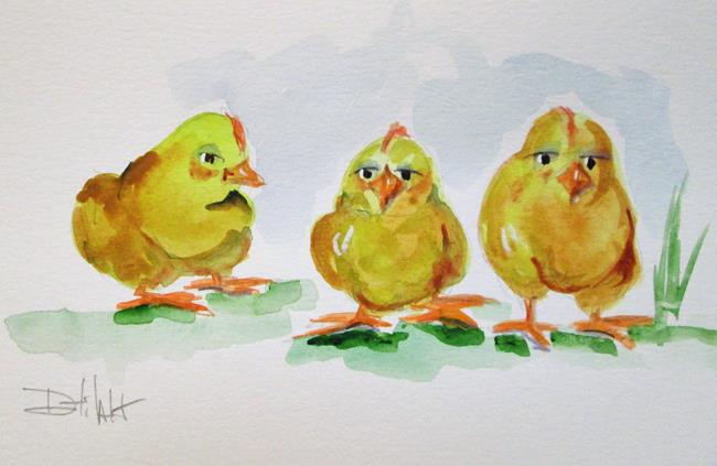 Art: Little Chicks by Artist Delilah Smith