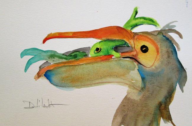 Art: Pelican No. 7 by Artist Delilah Smith