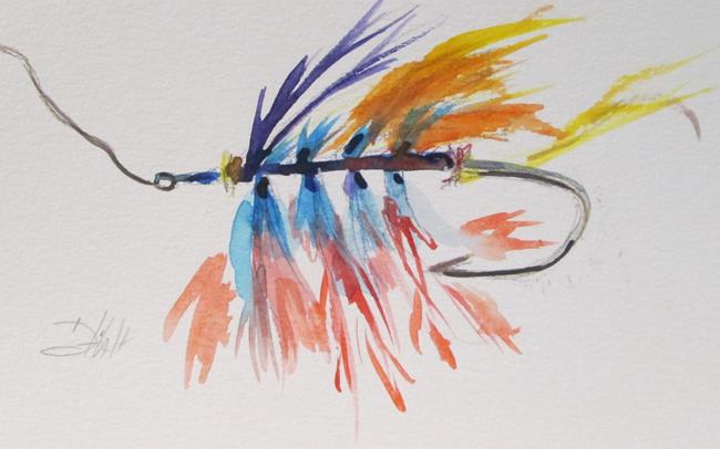 Art: Fishing Lure No 10 by Artist Delilah Smith