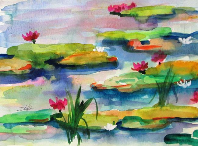Art: Lily Pond No. 15 by Artist Delilah Smith