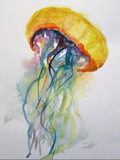 Art: Jellyfish No. 10 by Artist Delilah Smith
