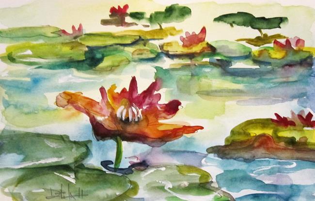 Art: Lily Pads No. 5 by Artist Delilah Smith