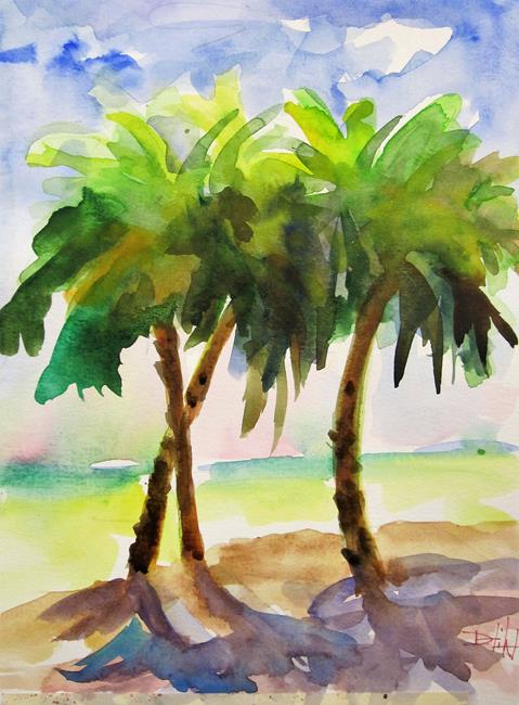 Art: Palm Trees by Artist Delilah Smith
