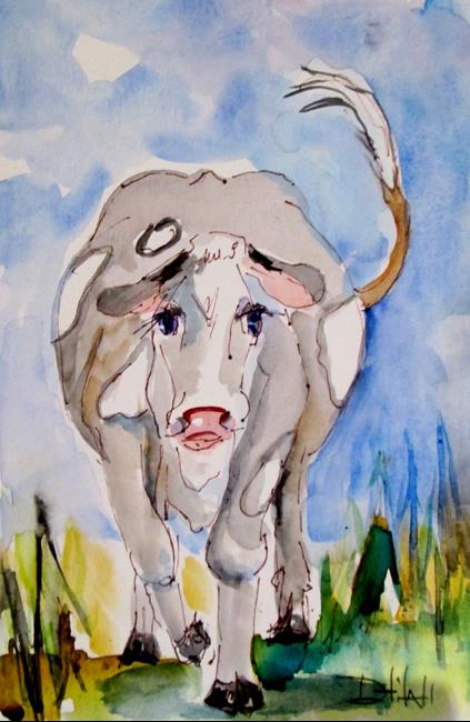 Art: Cow No. 20 by Artist Delilah Smith