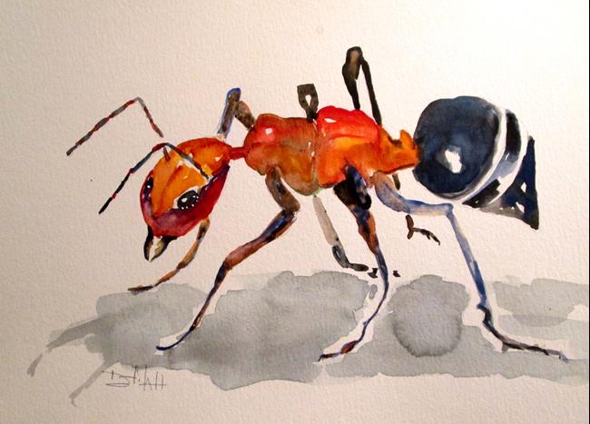 Art: Red Ant by Artist Delilah Smith