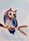 Art: Owl No. 18 by Artist Delilah Smith