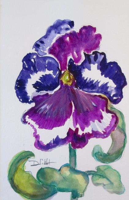 Art: Pansies No. 7 by Artist Delilah Smith