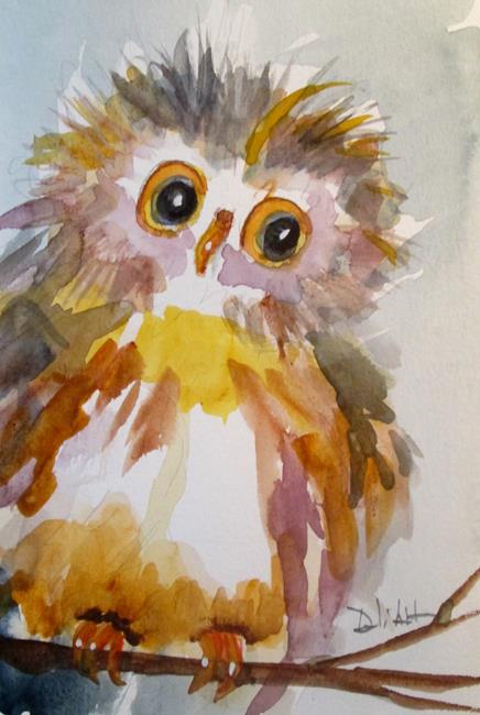 Art: Sweet Owl by Artist Delilah Smith