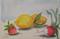 Art: Lemon ,Strawberry and Radish by Artist Delilah Smith
