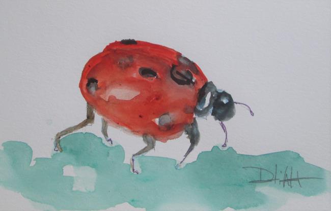 Art: Ladybug No.4 by Artist Delilah Smith