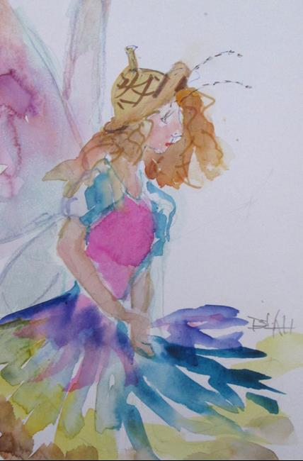 Art: Fall Fairy by Artist Delilah Smith