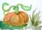 Art: Pumpkin Aceo No. 2 by Artist Delilah Smith
