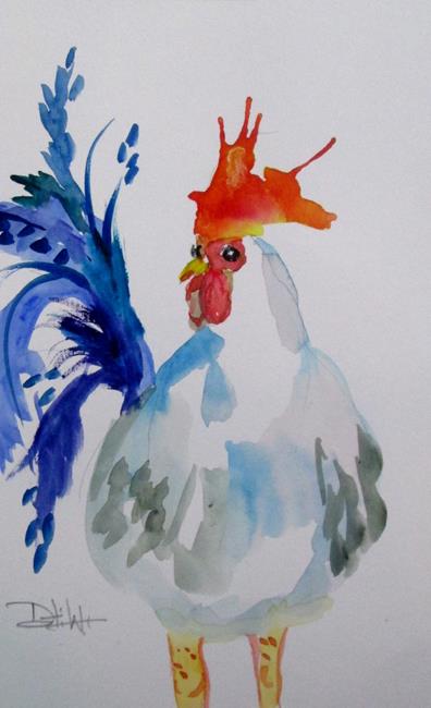 Art: Rooster No. 65 by Artist Delilah Smith
