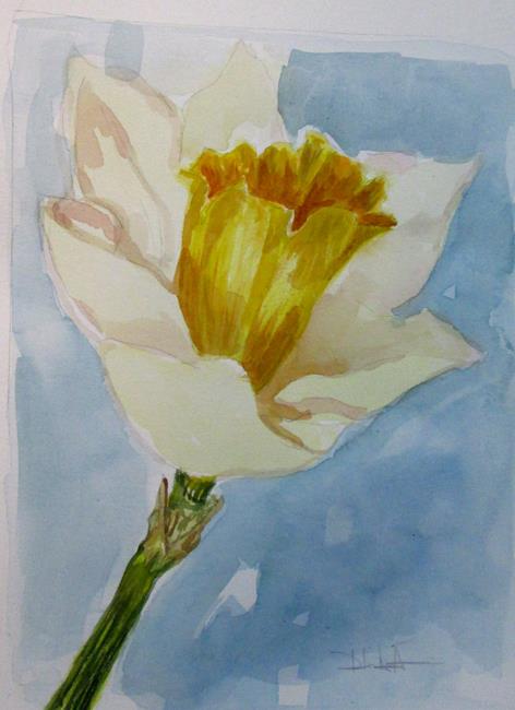 Art: Daffodil No. 7 by Artist Delilah Smith