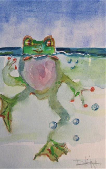 Art: Frog No. 4 by Artist Delilah Smith
