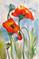 Art: Poppies in the Garden by Artist Delilah Smith