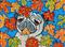 Art: Autumn Pug by Artist Melinda Dalke