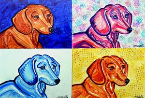 Detail Image for art Dachshund Study 1