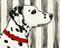 Art: Spots, Stripes and the Red Collar by Artist Melinda Dalke