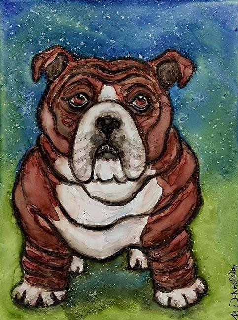 Art: Bulldog 1 by Artist Melinda Dalke