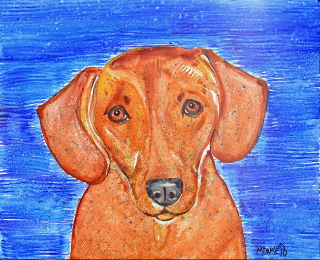 Art: Color Dog 1 by Artist Melinda Dalke