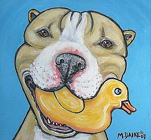 Art: Rubber Ducky 1 by Artist Melinda Dalke