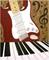 Art: Dance to the Electric Guitar and Piano Music(Sold) by Artist Lar Shackelford