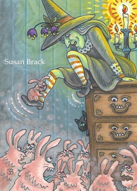 Art: DUST BUNNY REBELLION by Artist Susan Brack
