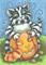 Art: CARVING THE PURRRFECT PUMPKIN by Artist Susan Brack
