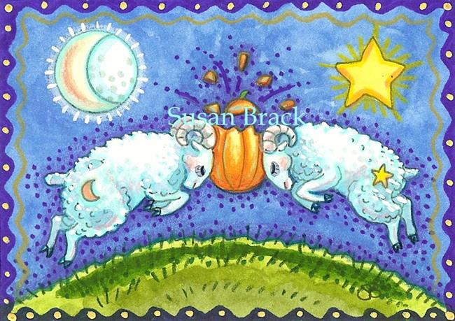 Art: SMASHING PUMPKINS by Artist Susan Brack