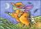Art: OVER THE PUMPKIN PATCH by Artist Susan Brack